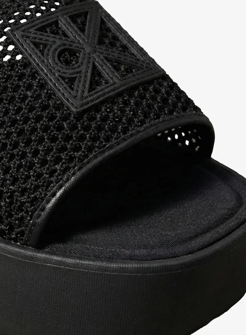 CALVIN KLEIN  Amelia - Mesh Platform Sliders for Women | Best Price UAE